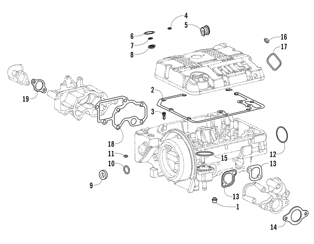 Top end gasket set assembly