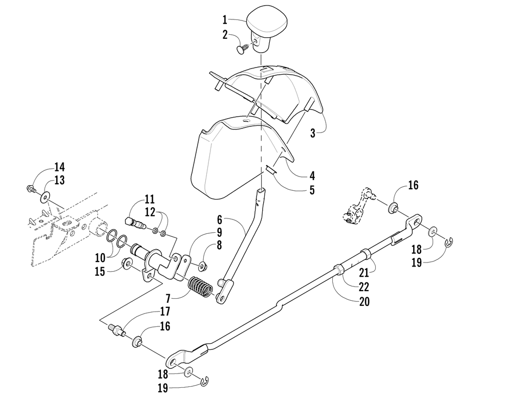 Shift lever assembly