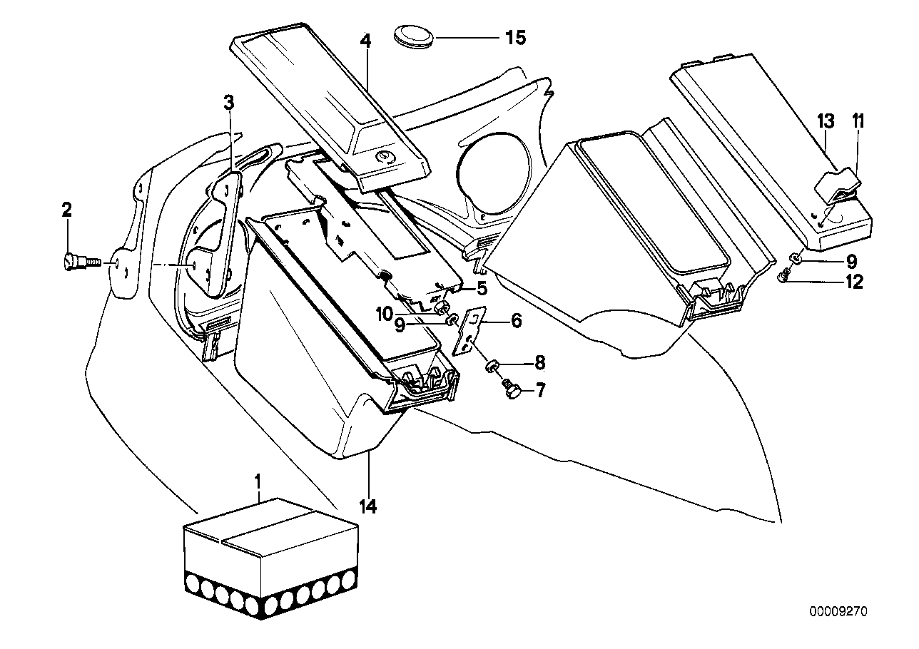 Radio installing kit