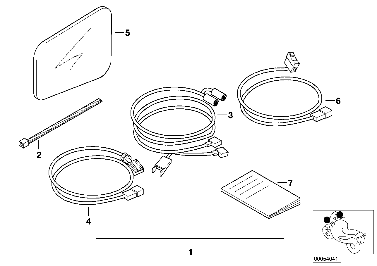 Retrofit kit, mirror heating