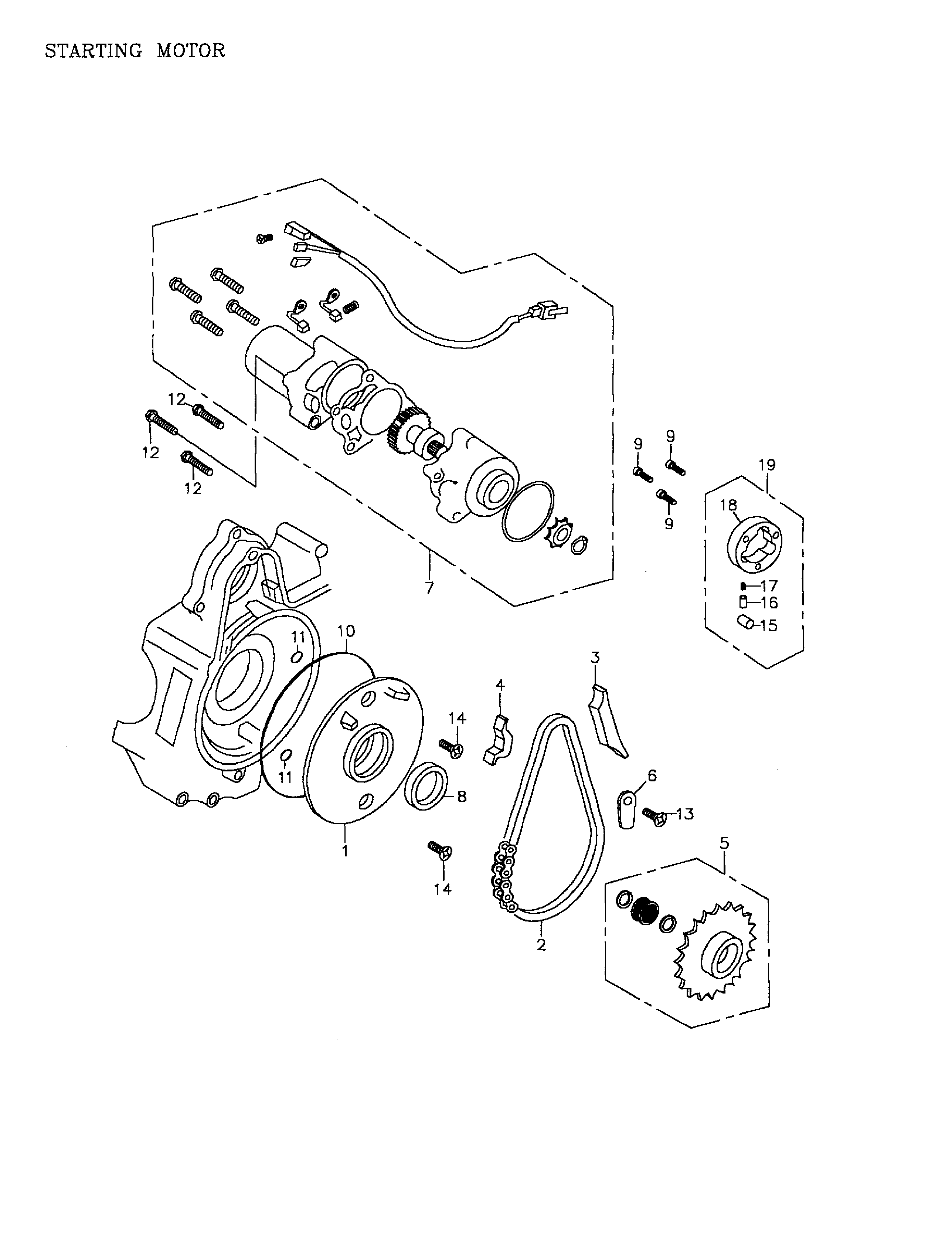 Starting motor 172-08