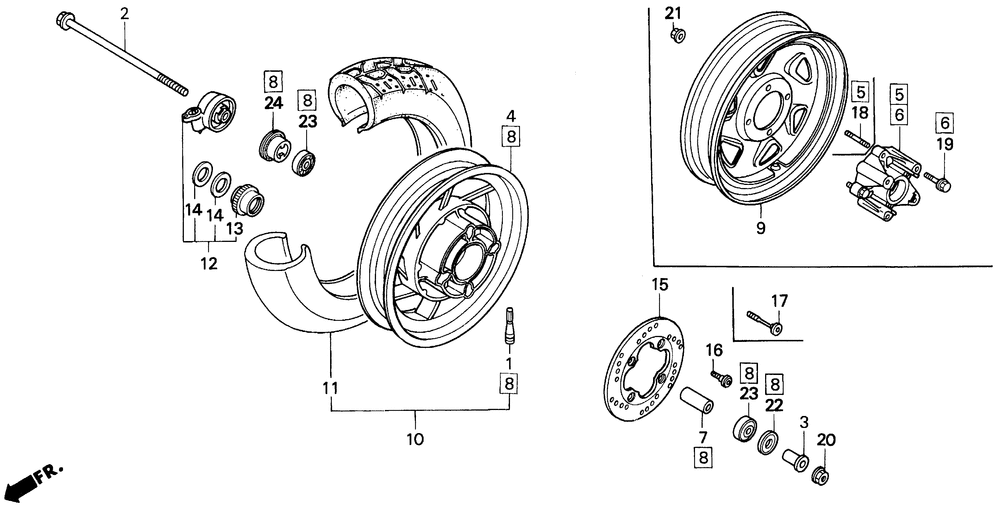 Front wheel