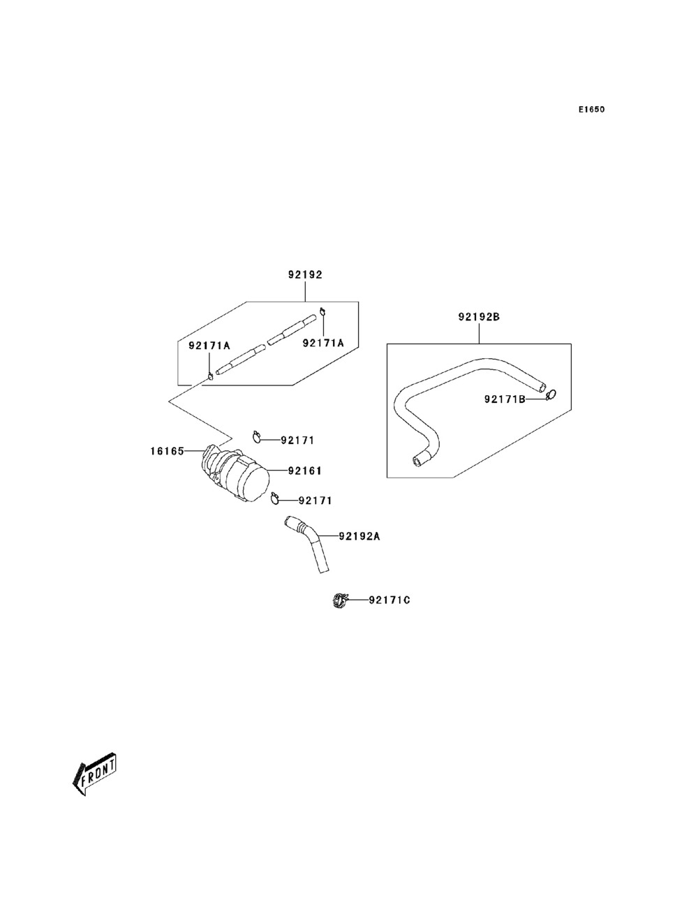 Fuel evaporative system(b8f  b9f)