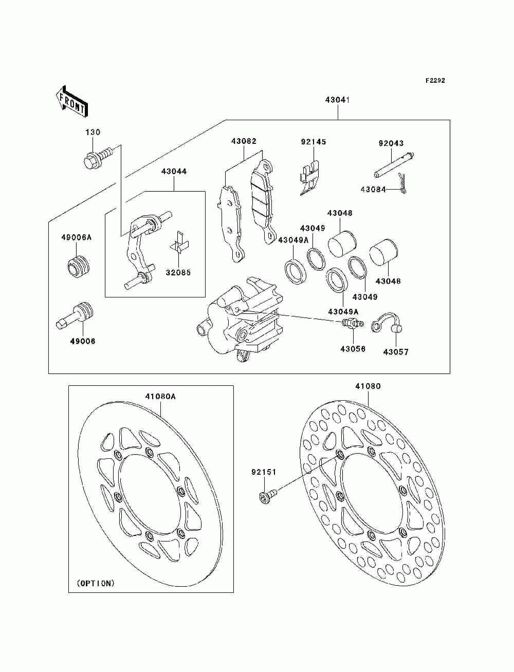 Front brake(a1-a3)