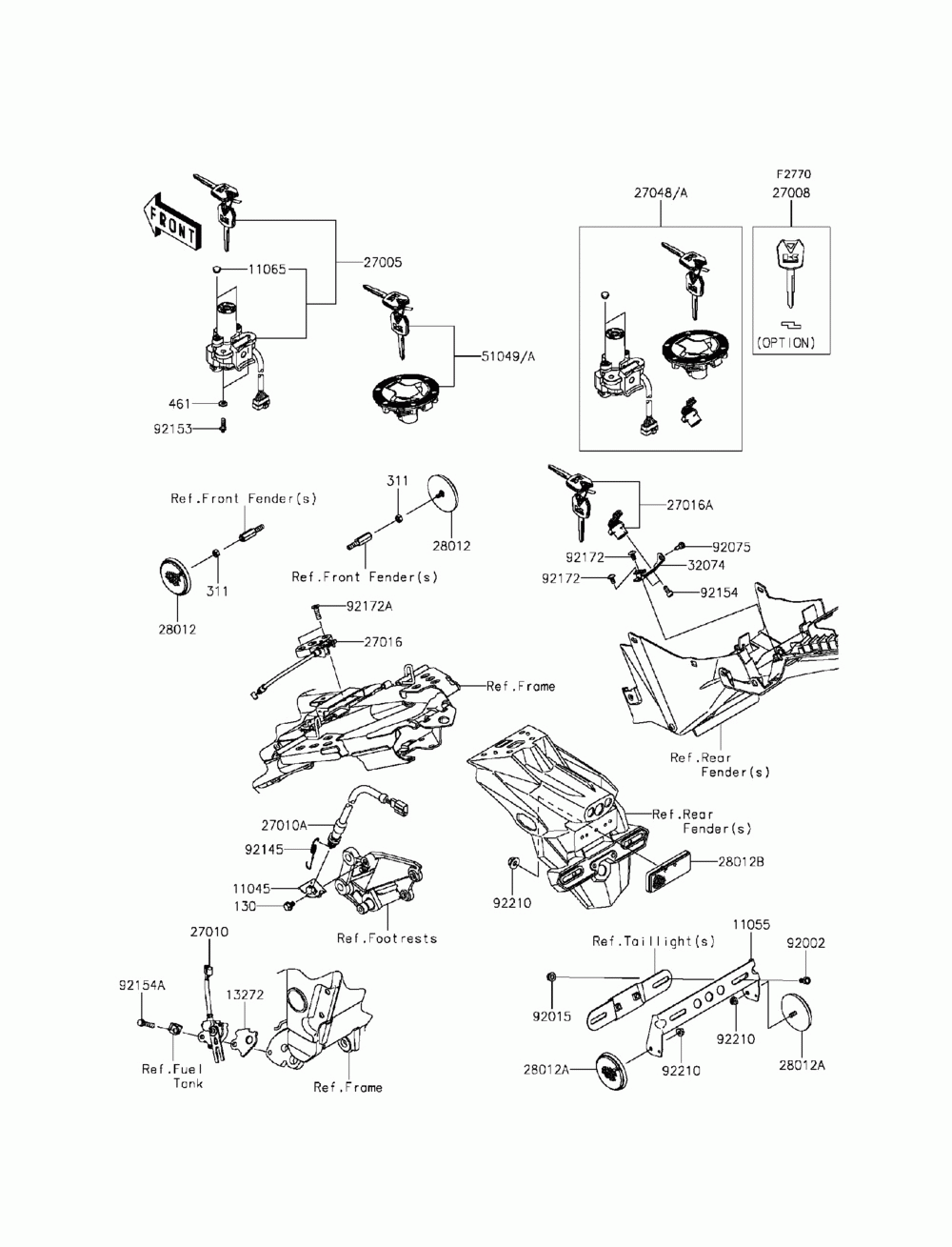 Ignition switch_locks_reflectors