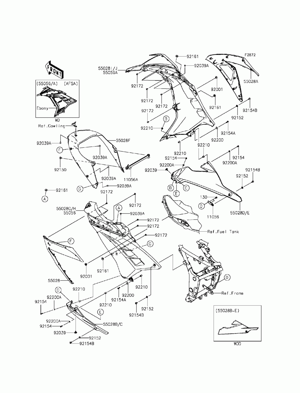 Cowling lowers