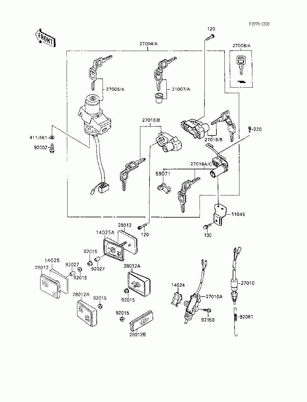 Ignition switch_locks_reflectors