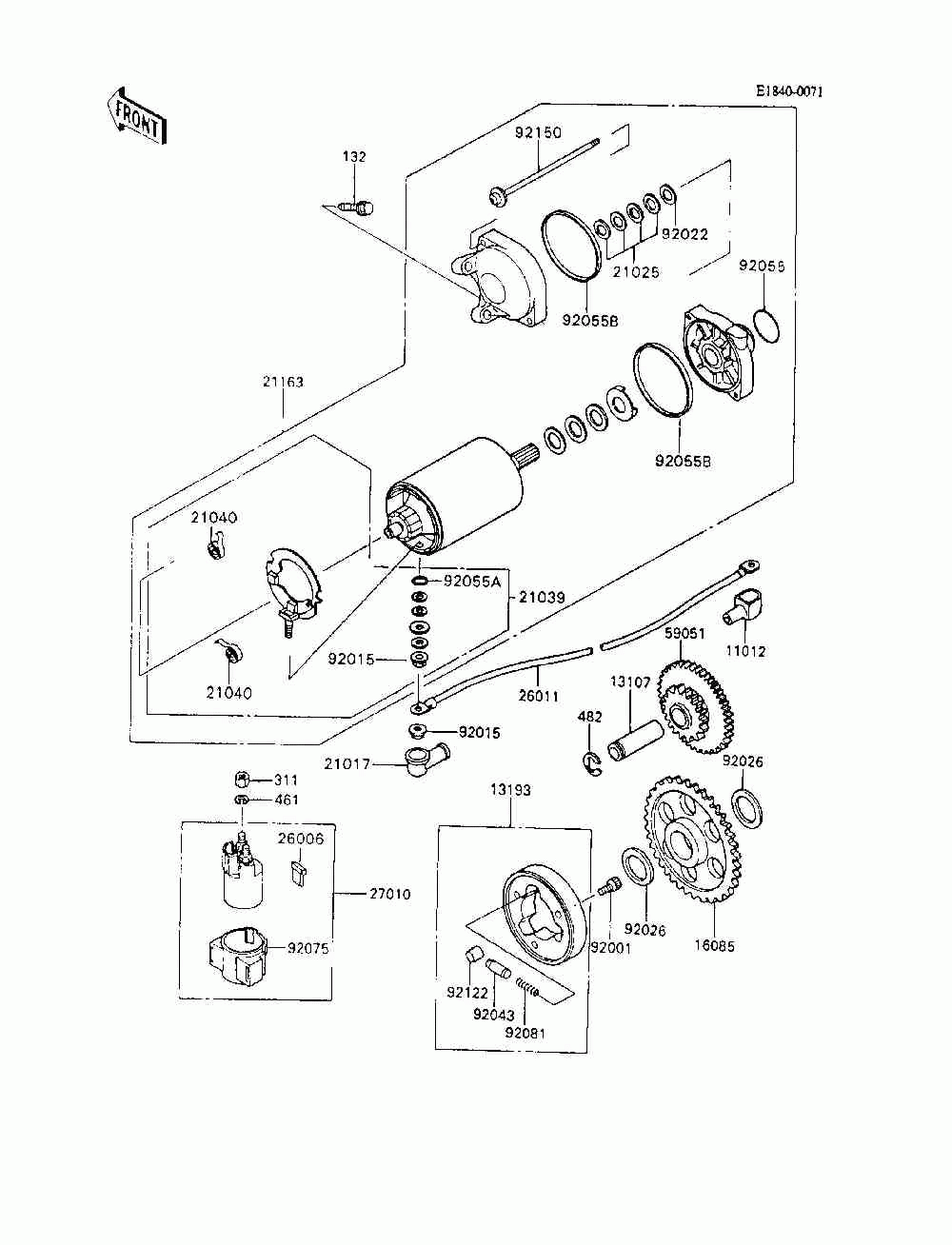 Starter motor