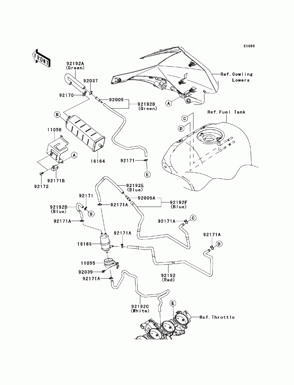 Fuel evaporative system(ca)