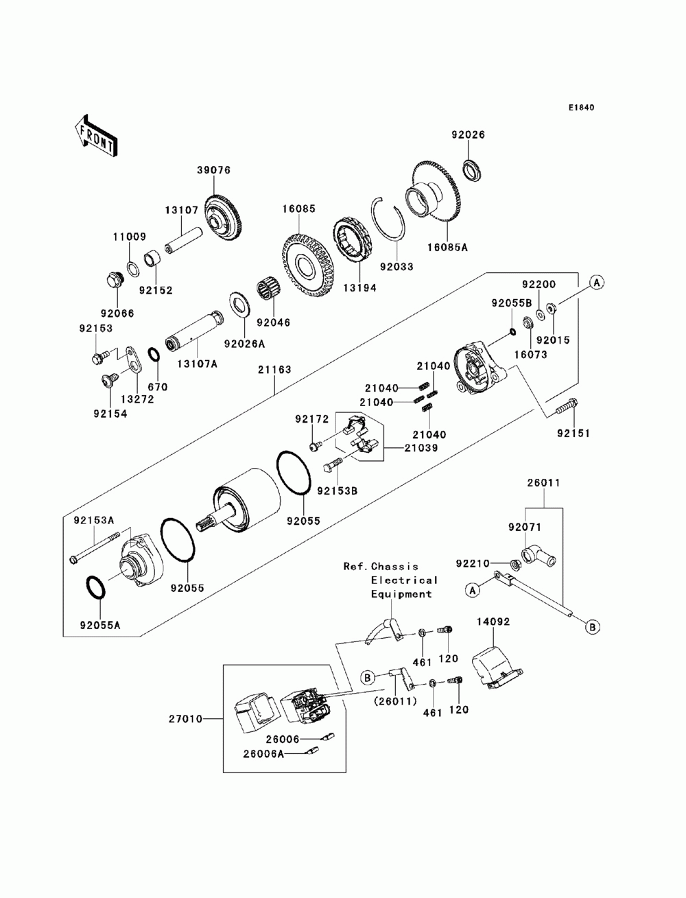 Starter motor