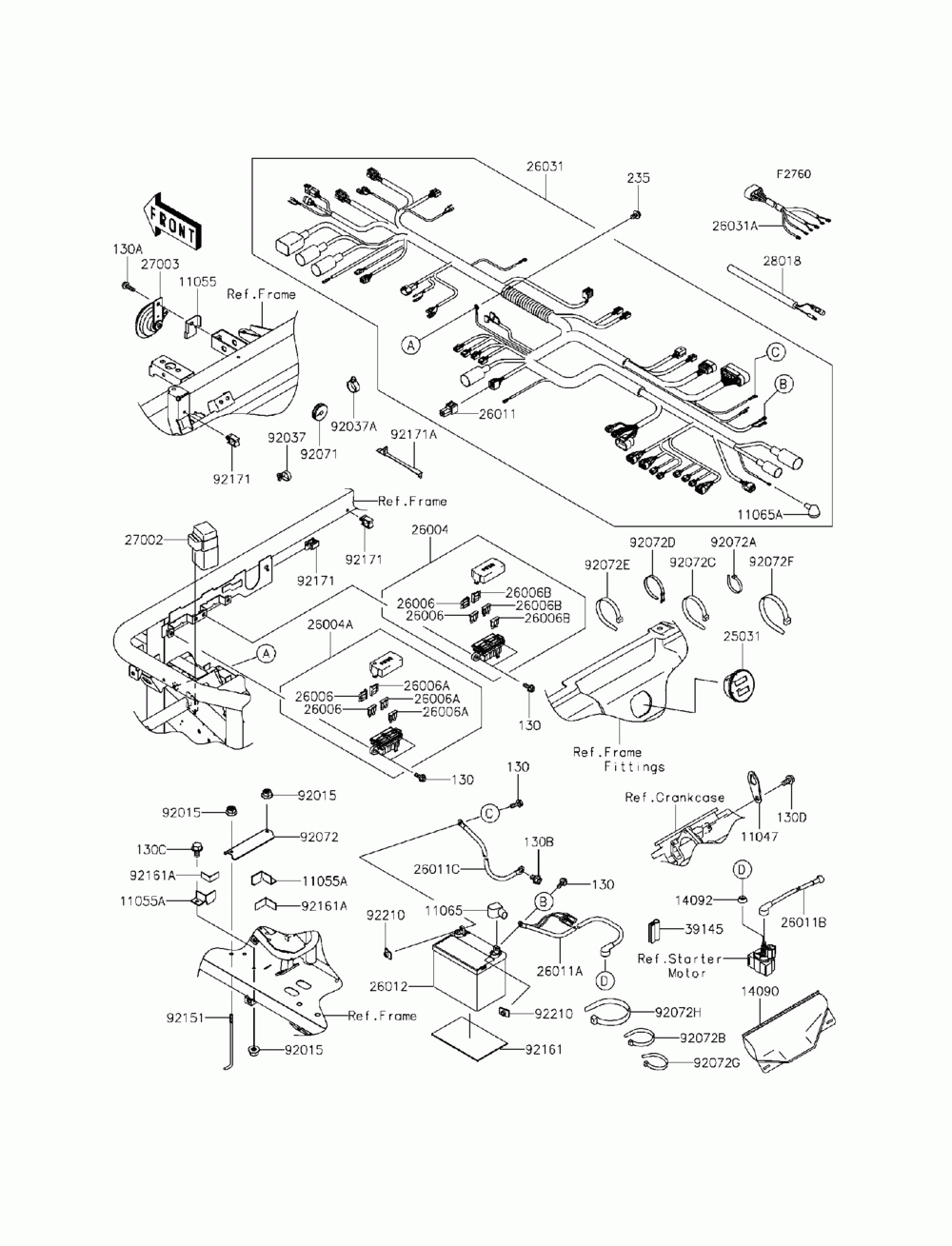 Chassis electrical equipment