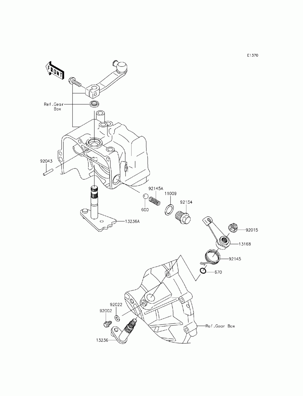 Gear change mechanism