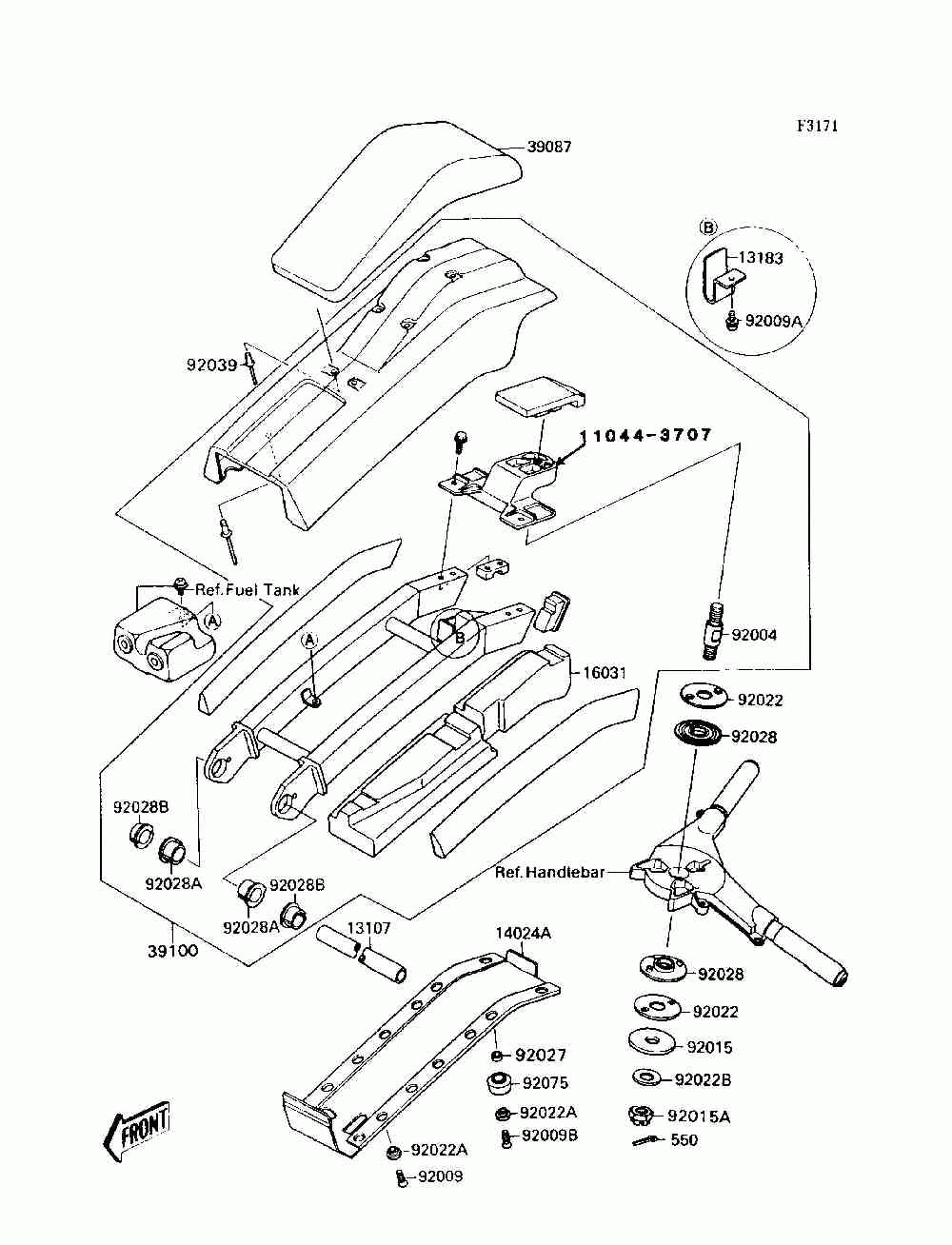 Handle pole(js300-a1)