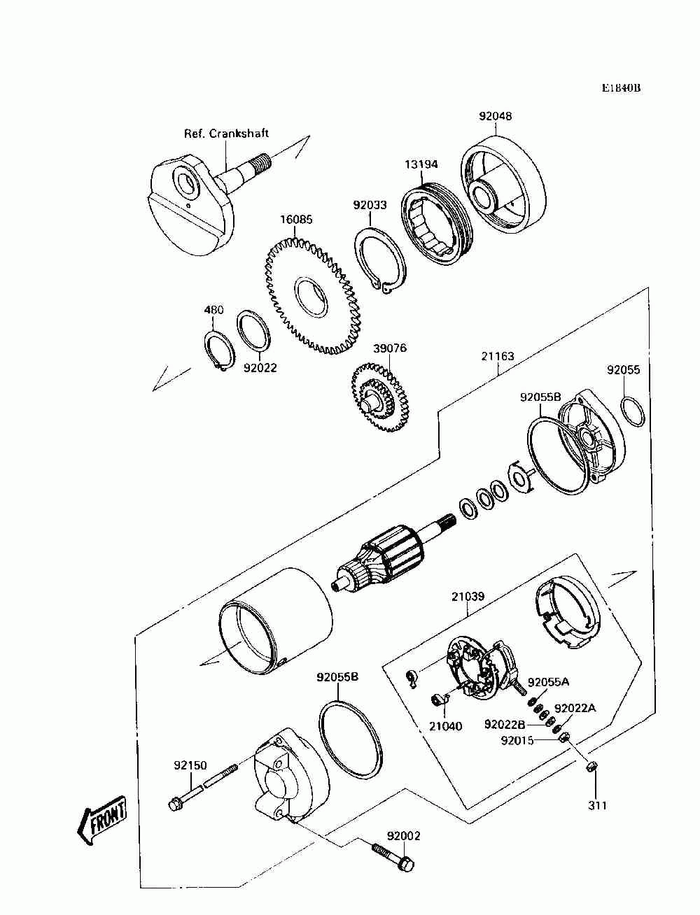Starter motor(js300-a3_a4_a5)