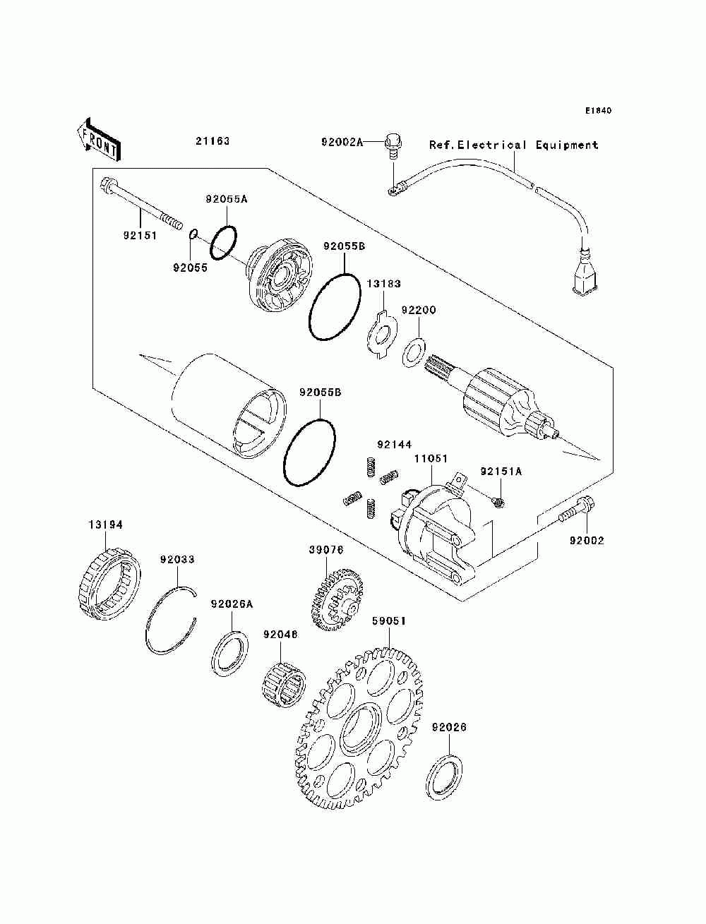 Starter motor(jh1200-a1_a2)