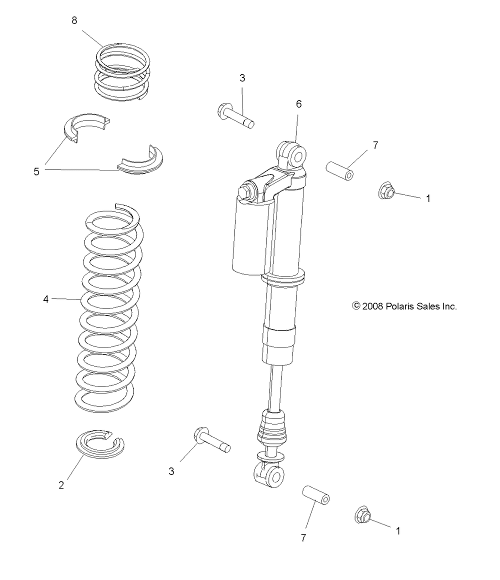 Suspension front shock mounting - r12ve76ab_ae_aj_ao