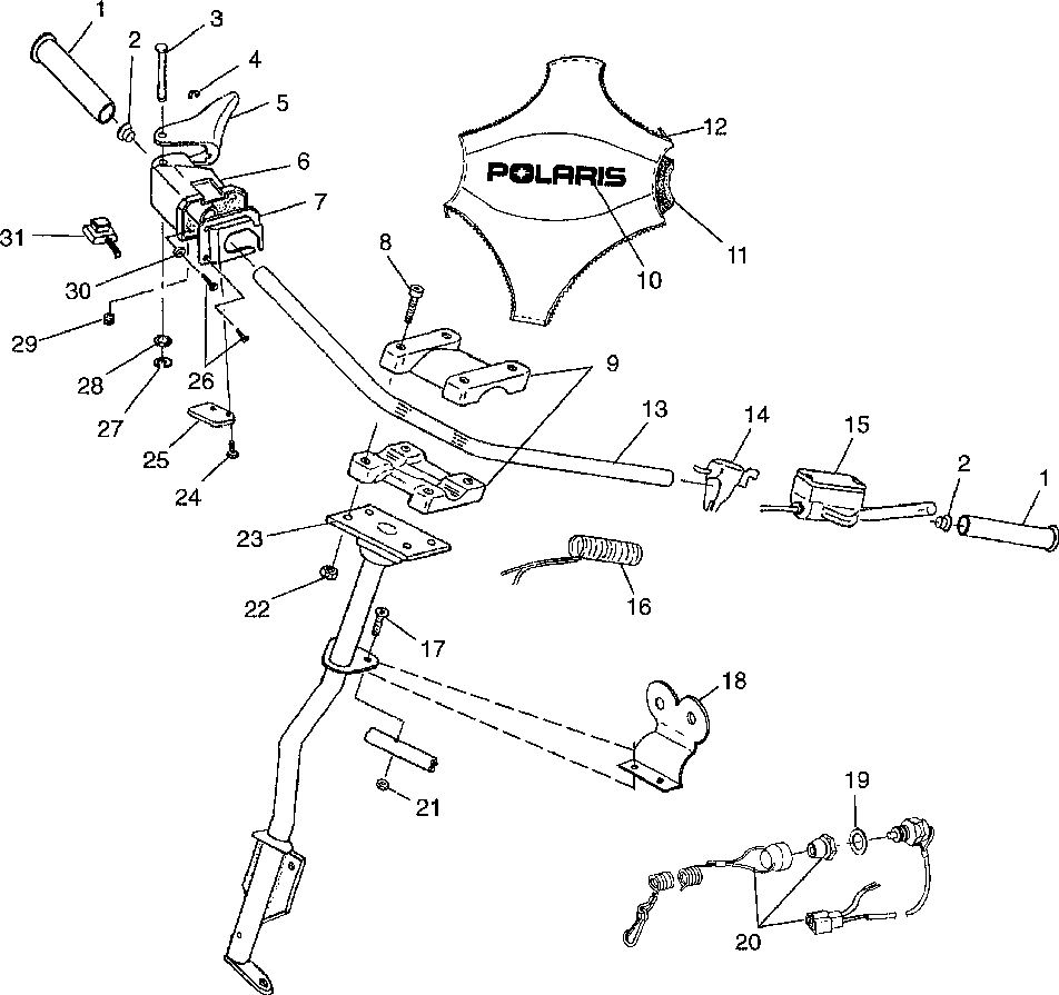 Steering - handlebar - e980966