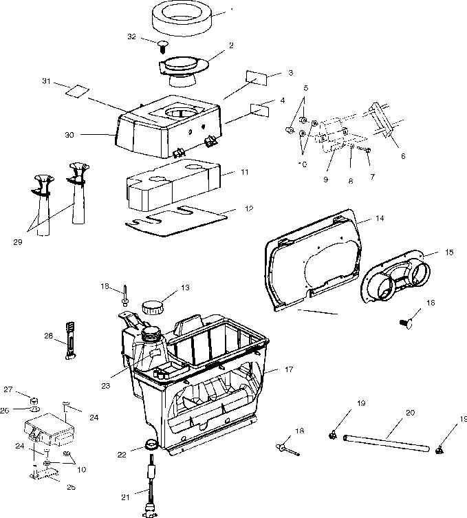 Корпус воздушного фильтра