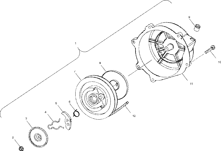 Recoil starter (600) - s03np6es_6esa_6esb-s03na6es-s03nf6es-s03ne6es