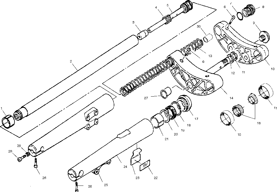 Front forks - v01cd15cc