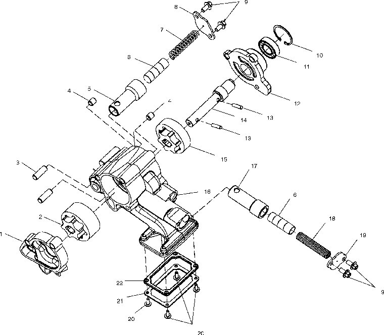 Oil pump - v01cd15cc