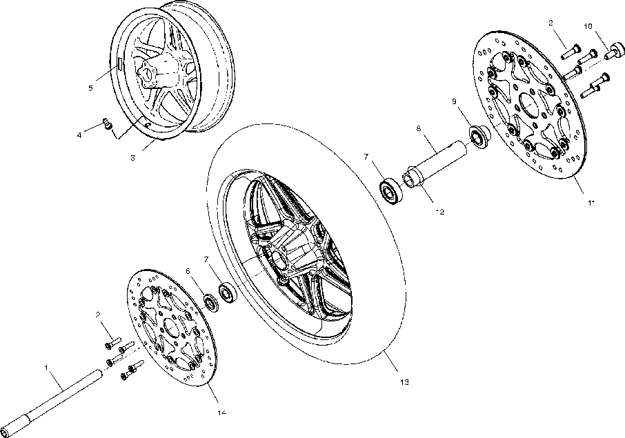 Front wheel - v01cs15da