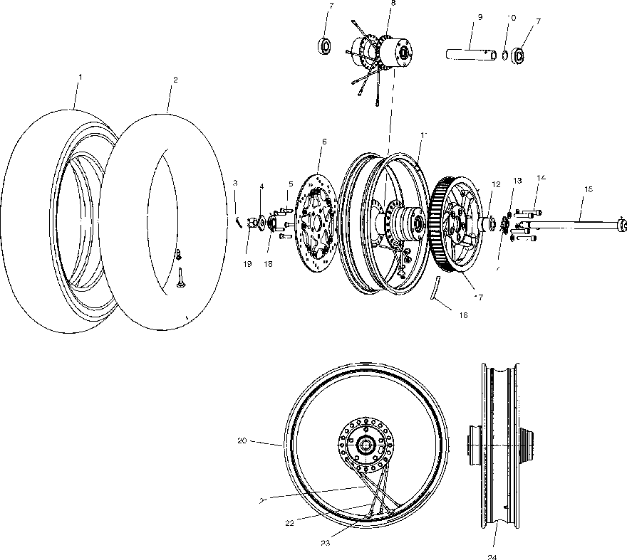 Rear wheel (laced) - v03cb16_all options