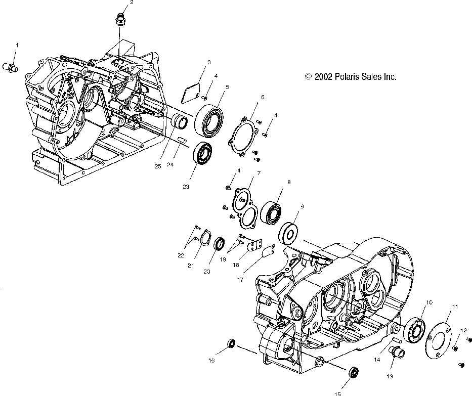 Crankcase bearings - v03cb16_all options