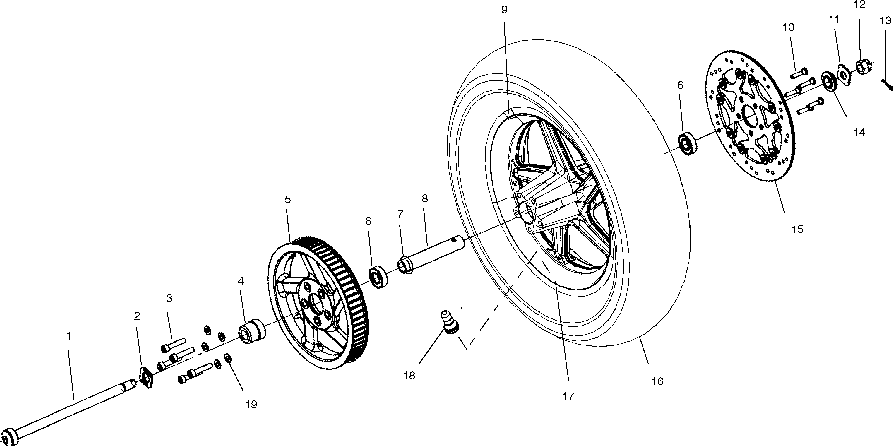 Rear wheel (cast) - v03cb16_all options