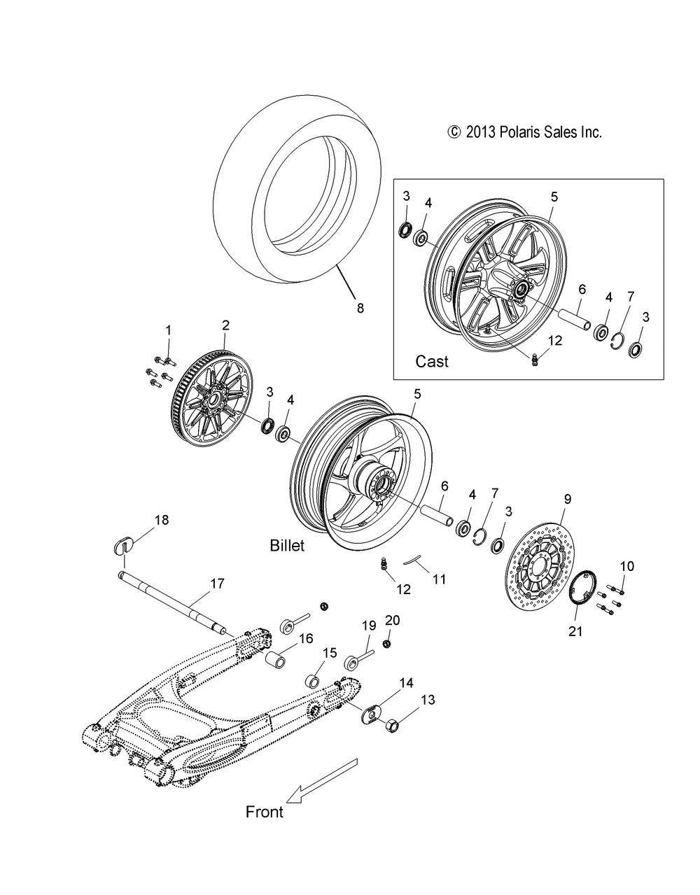 Wheels rear - v14da_db_dw_tw_zw36 all options