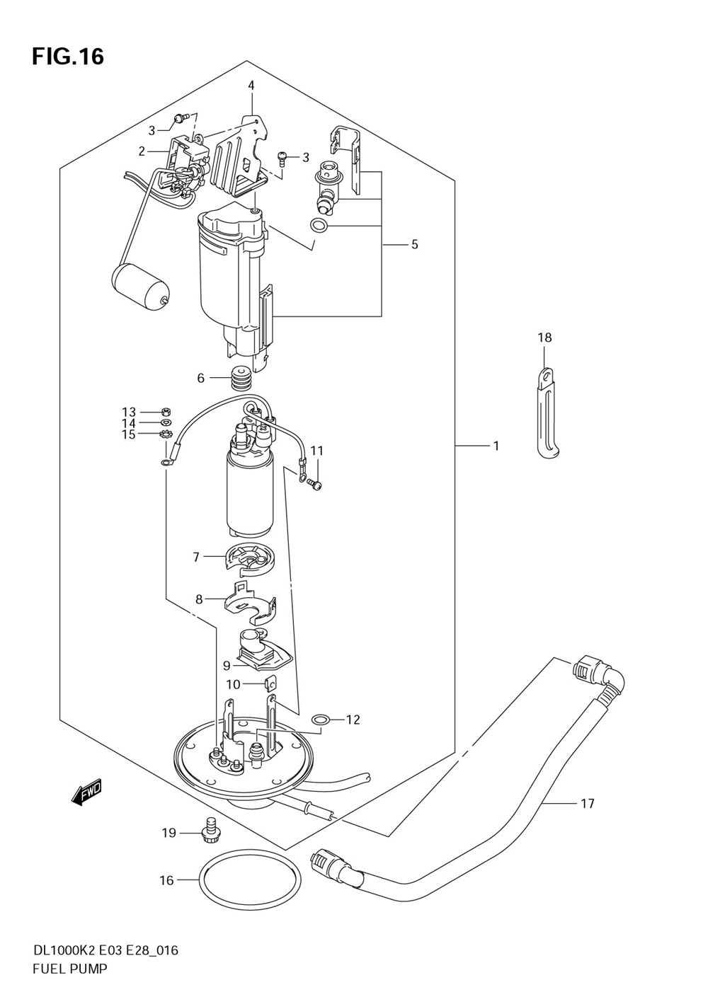 Fuel pump (model k2_k3)
