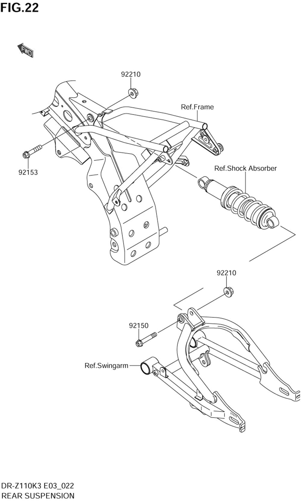 Rear suspension