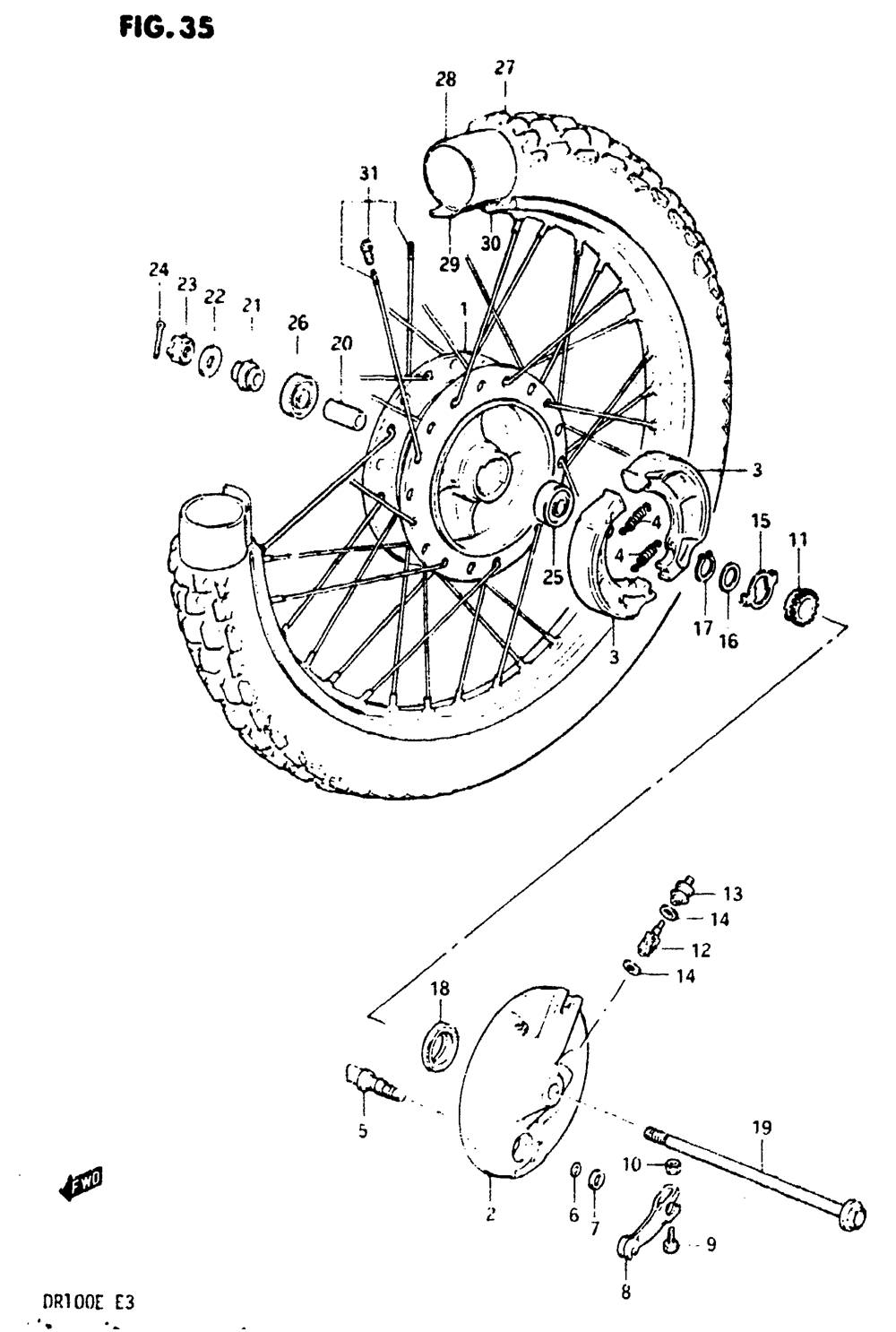 Front wheel