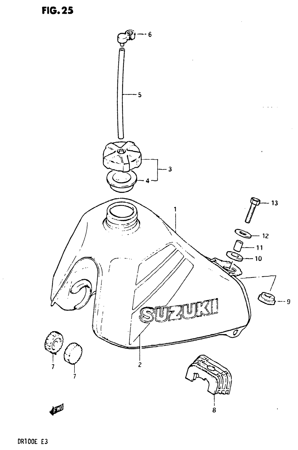 Fuel tank (model d)