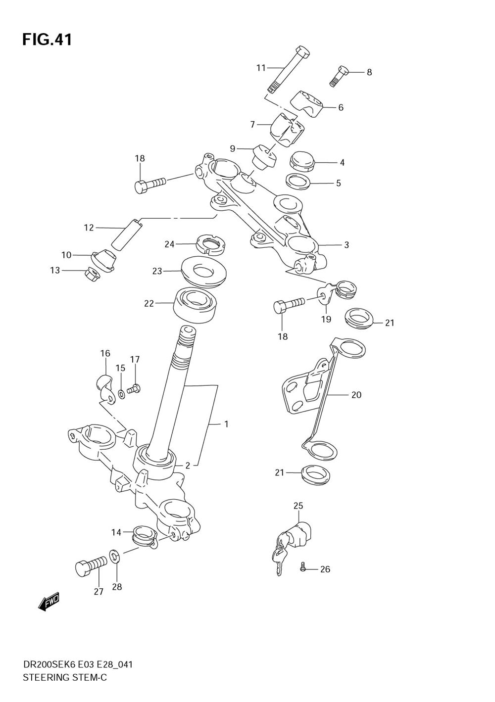 Steering stem