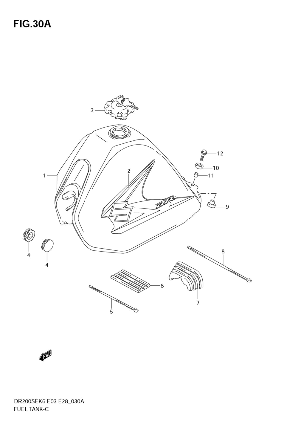 Fuel tank (model k8)