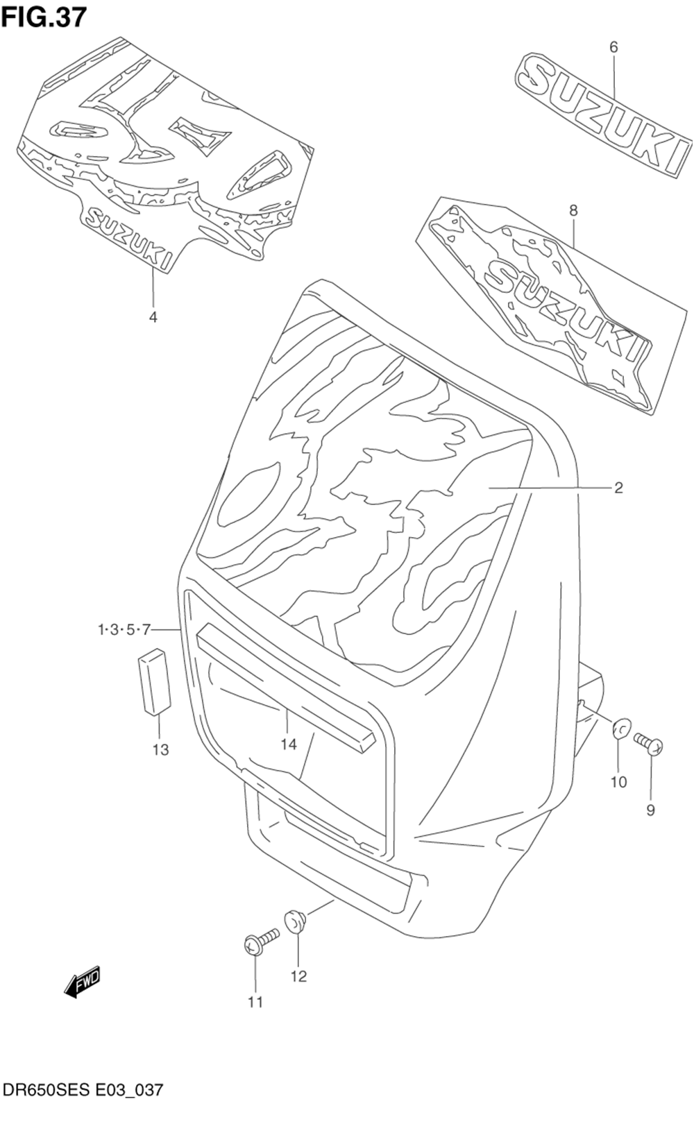 Headlamp housing