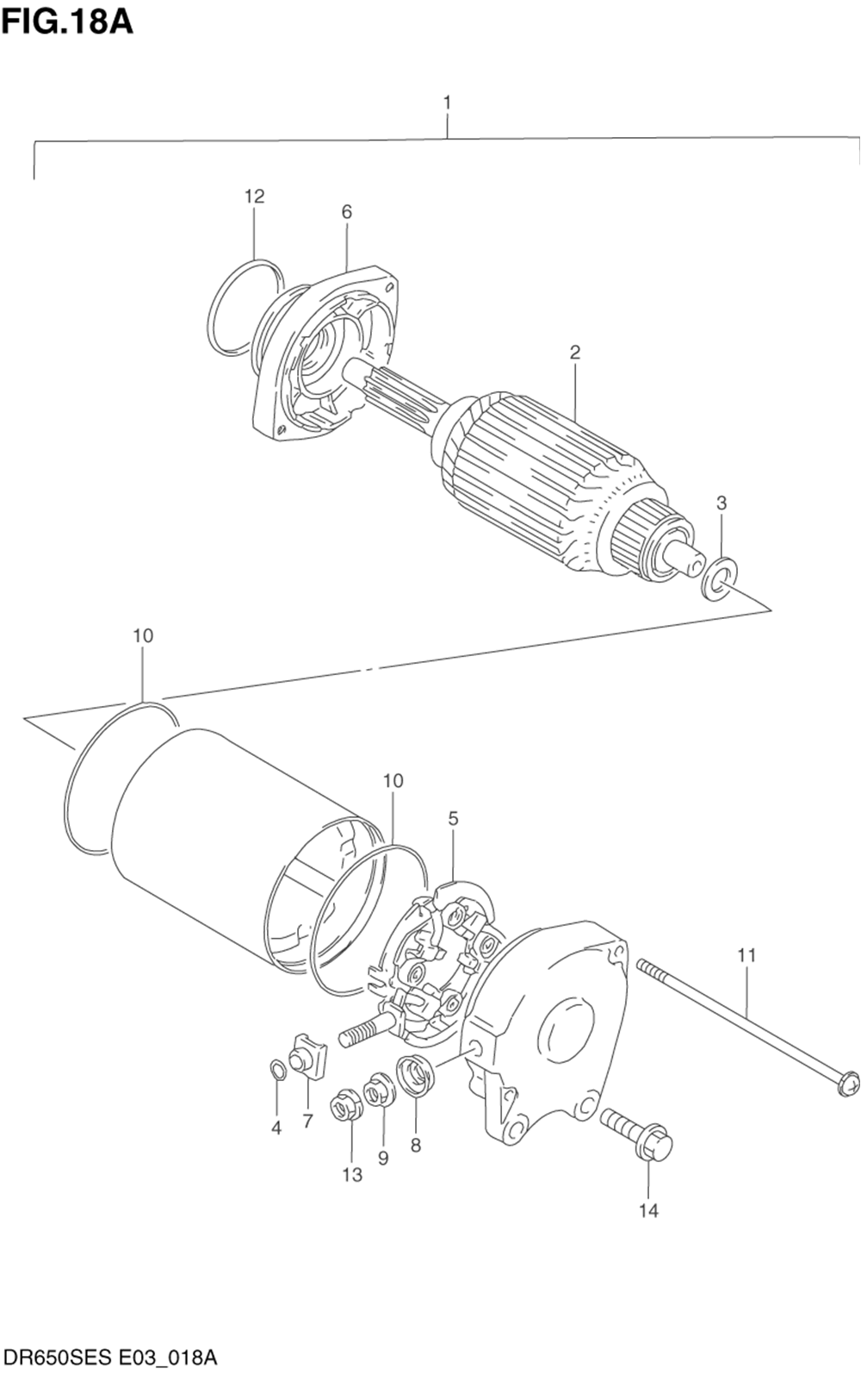 Starting motor (model r_s)