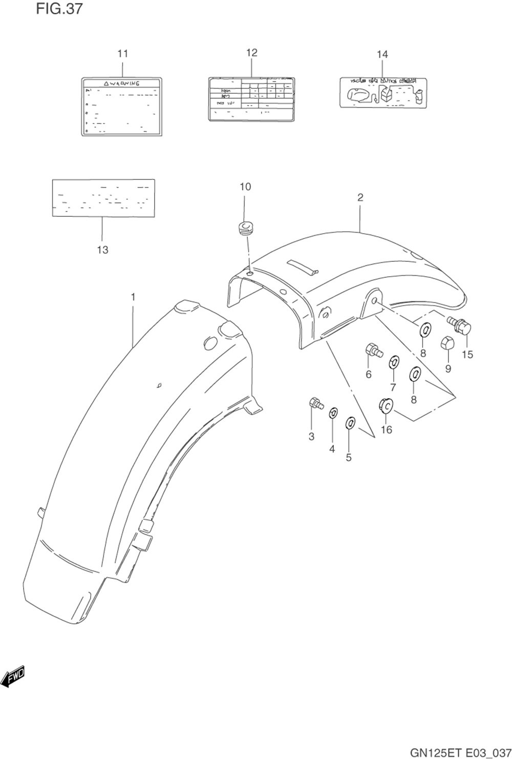 Rear fender