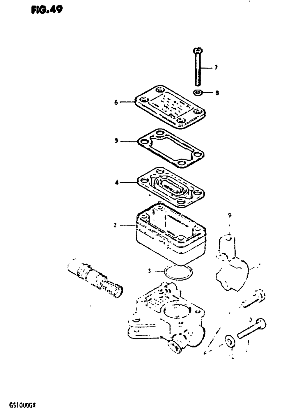 Front master cylinder