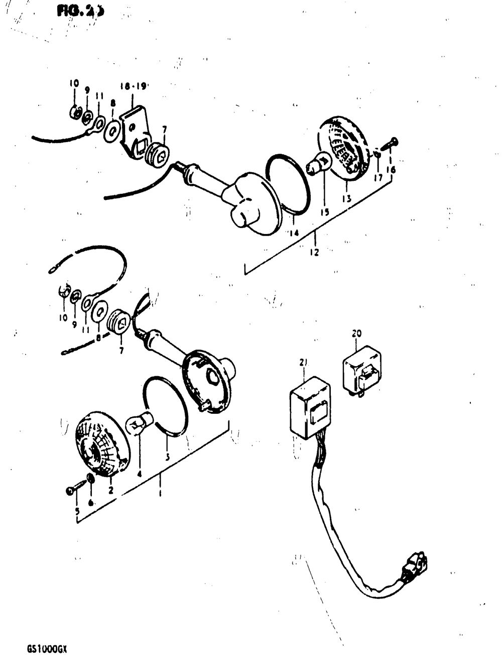 Turn signal lamp (gs1000gt)