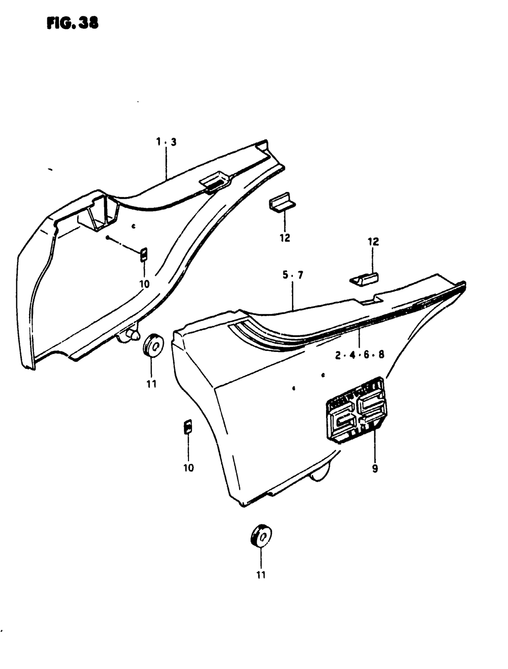 Frame cover (gs1100et)