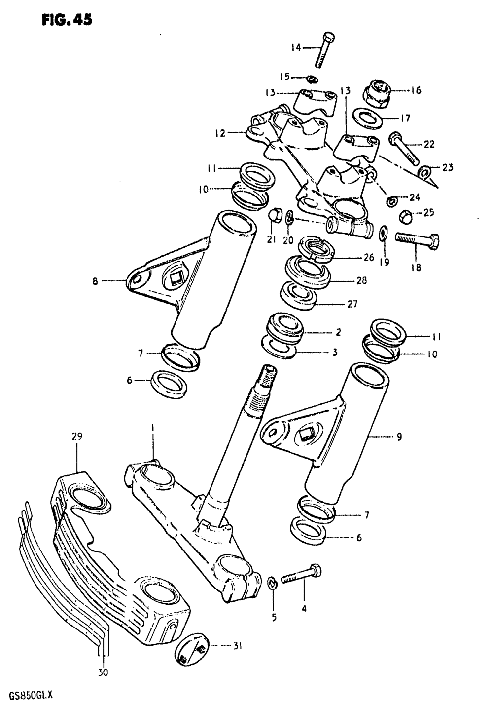 Steering stem (model t)