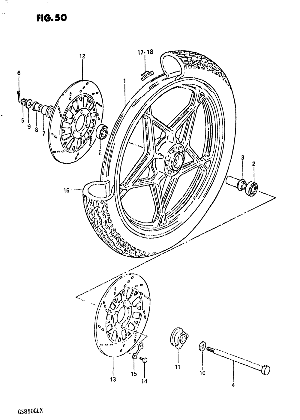 Front wheel (model x)