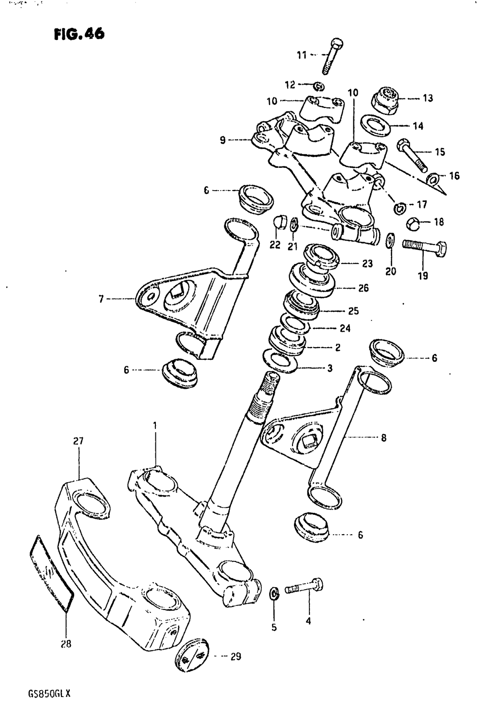 Steering stem (model x)