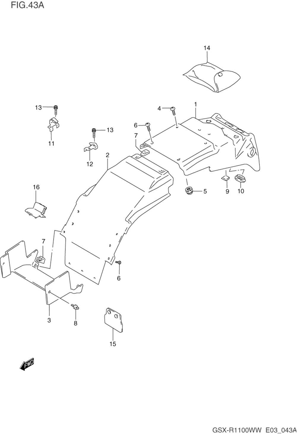 Rear fender (model s_t_v_w)