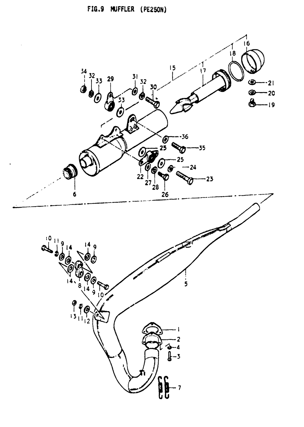 Muffler (pe250n)