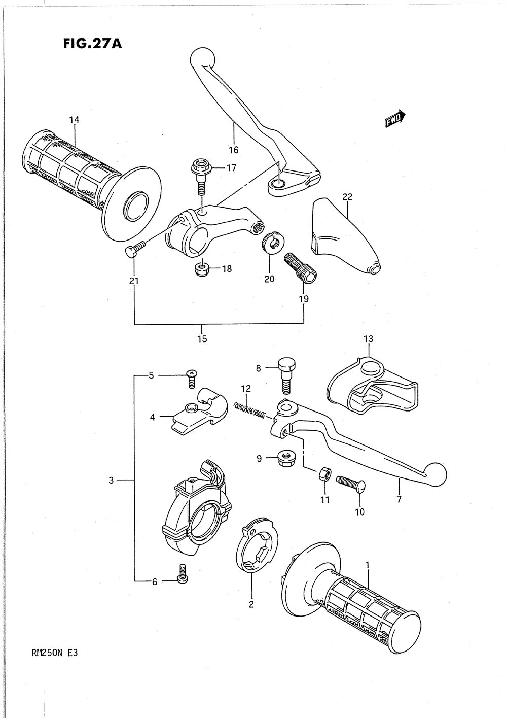 Handle switch (model n)