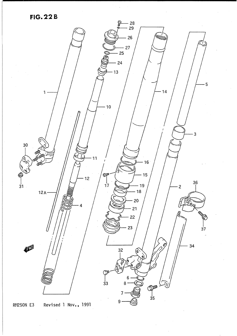 Front damper (model m)