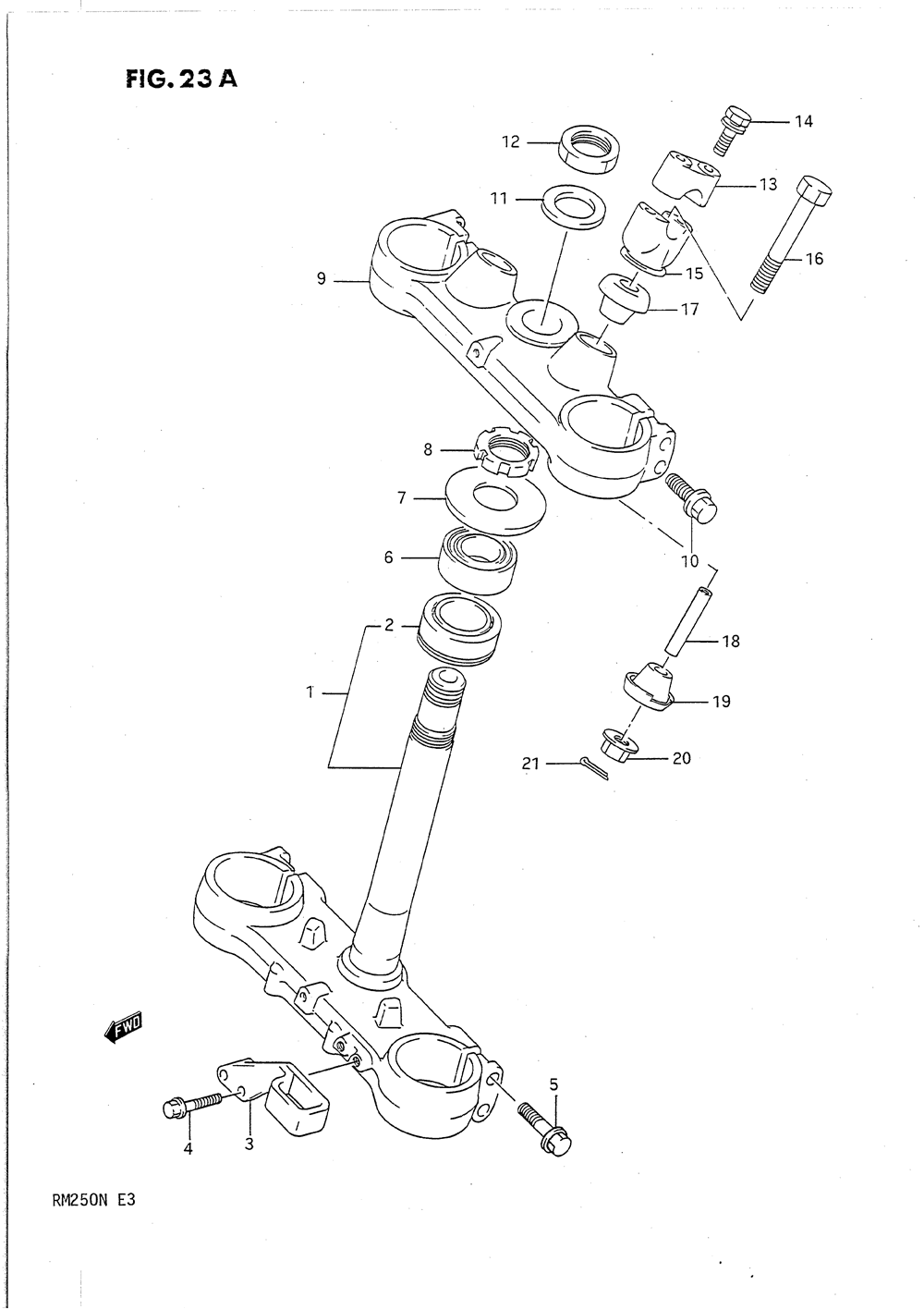 Steering stem (model m_n)